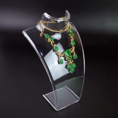 Custom Desktop Bust Acrylic Necklace Jewelry Display Stand