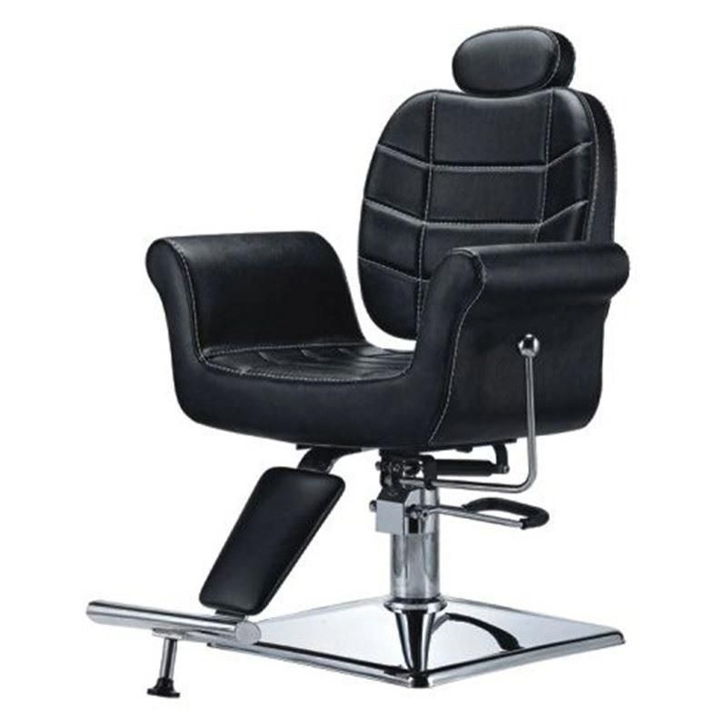 Hl-1133 2021 Salon Barber Chair for Man or Woman with Stainless Steel Armrest and Aluminum Pedal