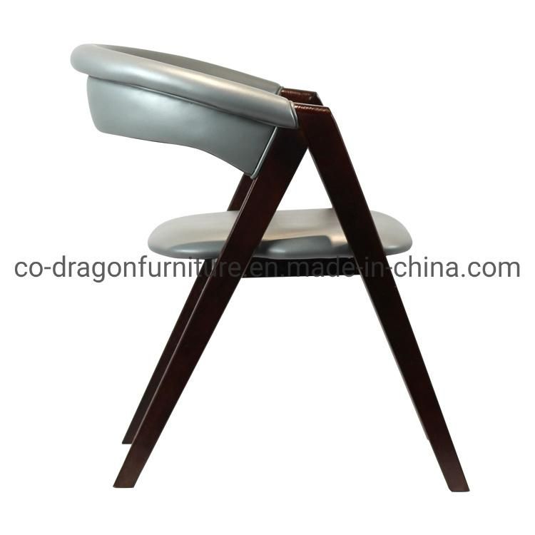 Quality Solid Wood Dining Chair with Leather for Dining Furniture