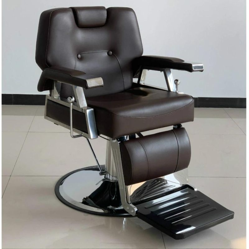 Hl-9246 Salon Barber Chair Hl-9246 for Man or Woman with Stainless Steel Armrest and Aluminum Pedal