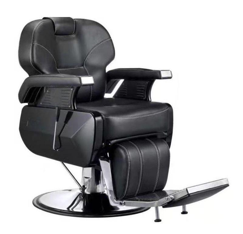 Hl-9276 Salon Barber Chair for Man or Woman with Stainless Steel Armrest and Aluminum Pedal