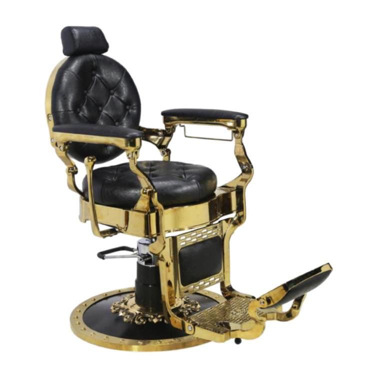 Hl-9257A 2021 Salon Barber Chair for Man or Woman with Stainless Steel Armrest and Aluminum Pedal