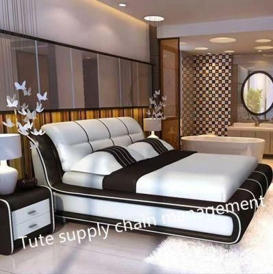 Factory Direct Supply Furniture- Simplicity Leather Double Bed