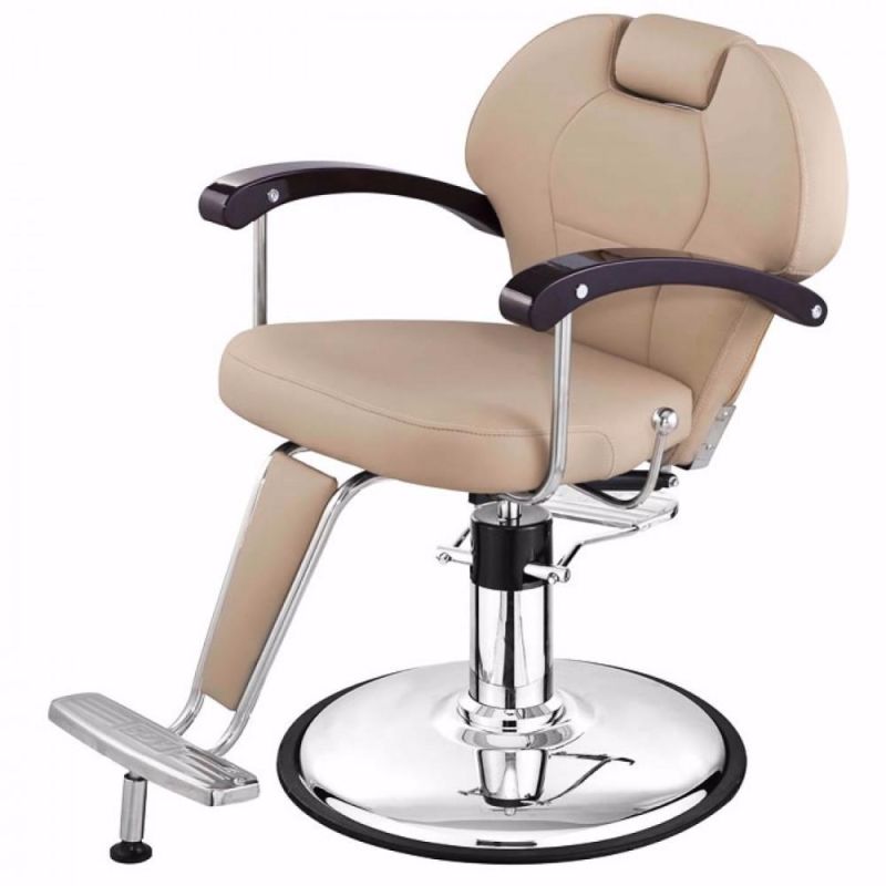 Hl- 862 Salon Make up Chair for Man or Woman with Stainless Steel Armrest and Aluminum Pedal