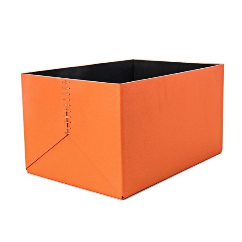 Leather Cloakroom Storage Box Storage Box Custom Drawer Leather Box Household Clothes Storage Box Drawer Box