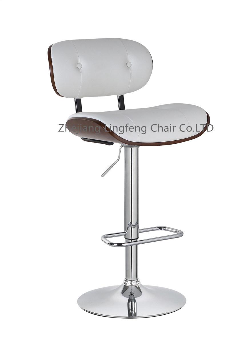 Modern PU Leather Commercial Swivel Kitchen Bar High Stool Chair Factory