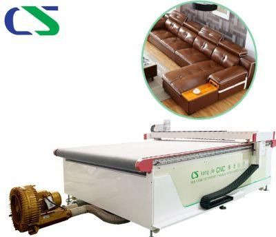 Sofa Industry CNC Machinery Automatic Vibration Knife Leather Fabric Sofa Cutting Machine Manufacturer High Precision