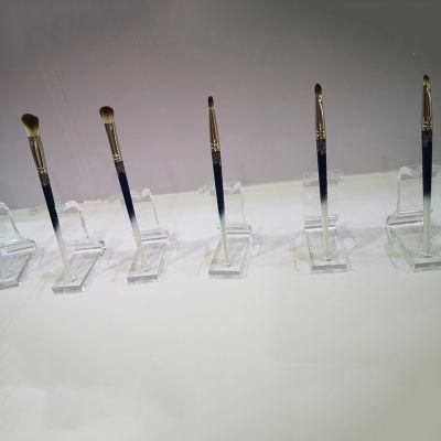 Custom Clear Acrylic Makeup Brush Holder Pencil Holder Cosmetic Display Stand