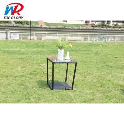 New Design Outdoor Waterproof Rattan Garden Patio Side Table