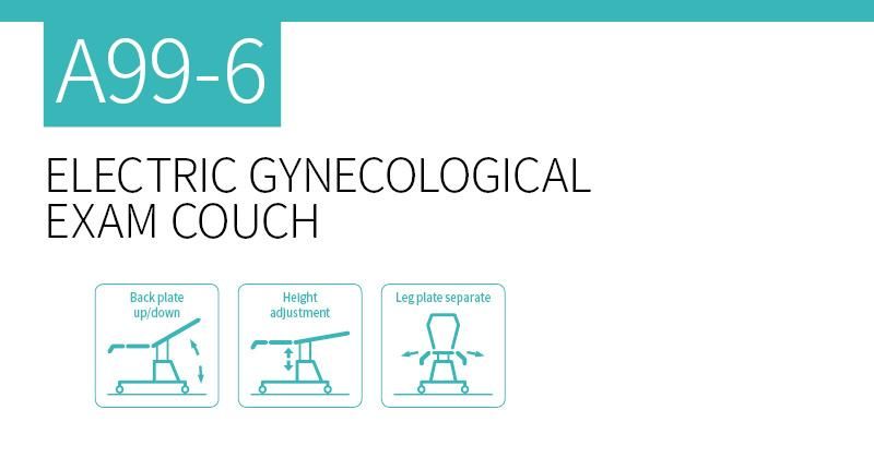 A99-6 Electric Hospital Gynecological Ordinary Operation Exam Couch