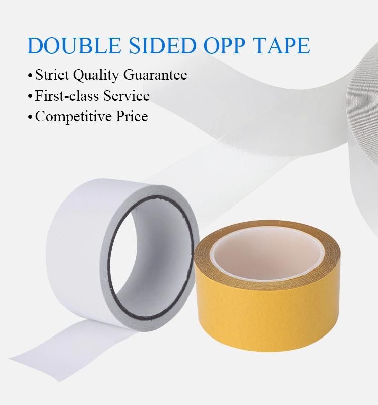 Double Sided Slovent Adhesive OPP Tape for Furniture