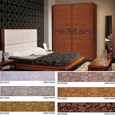 Solid Wood 2 Doors Sliding Wardrobe (ZH5015)