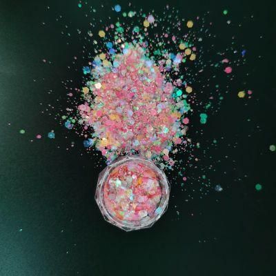 Bulk Craft 15 Micron Colorful Glitter Powder Chunky Glitter