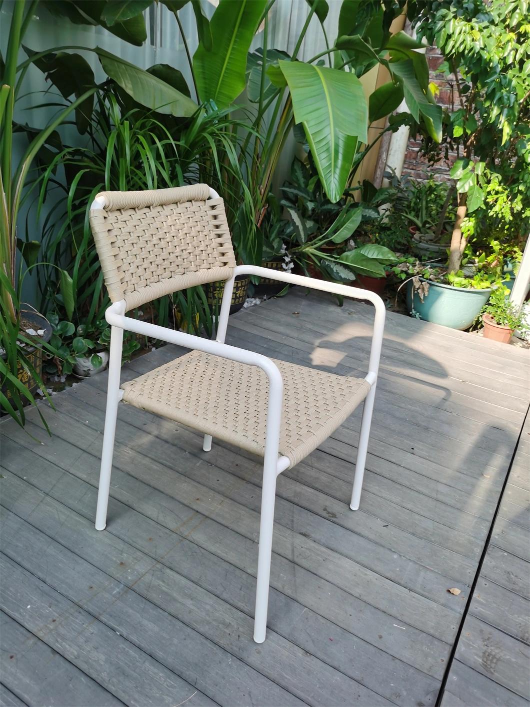 Outdoor New Style Wooden Garden Patio Outdoor Rattan Furniture Chair