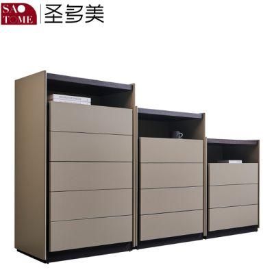 Modern Style Luxurious and Comfortable Leather Good Dining Cabinet