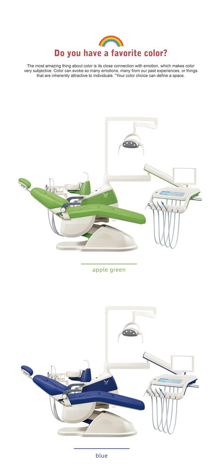 Best Sale Ce&FDA Approved Dental Chair Dental Chair Cushion/Cuspidor Dental Unit/Used Dental Stools