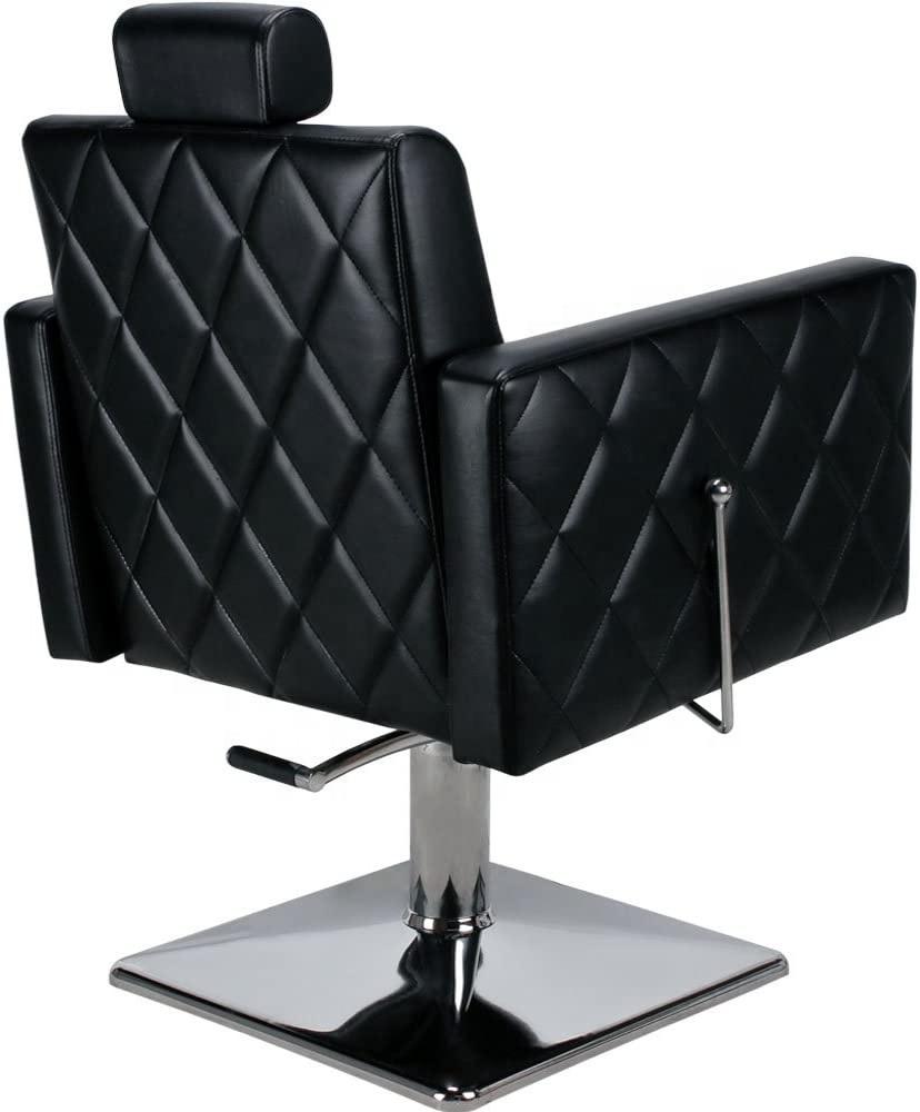 Hl-1169 Salon Barber Chair for Man or Woman with Stainless Steel Armrest and Aluminum Pedal
