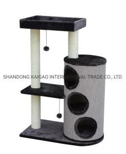 Stable Cat Furniture with Scratching Tunnle Cat Tree