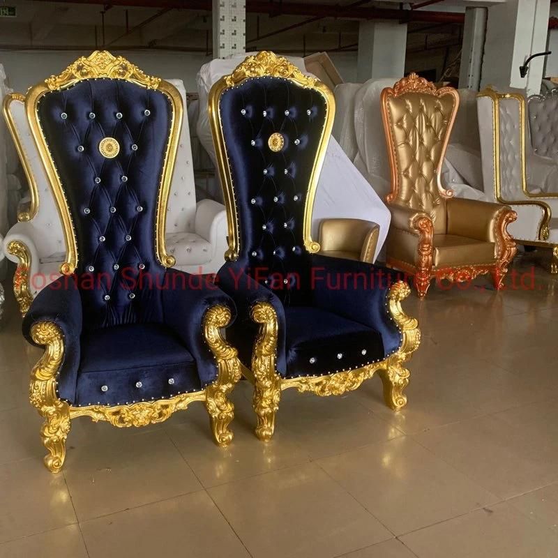 Hotel Furniture Factory Wholesale High Back Hotel Wedding Chairs in Optional Furnitures Color