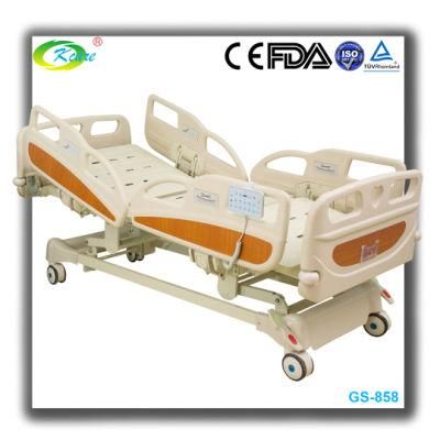 CE Approved ABS Five-Functions Electric Hospital Bed with Weighting