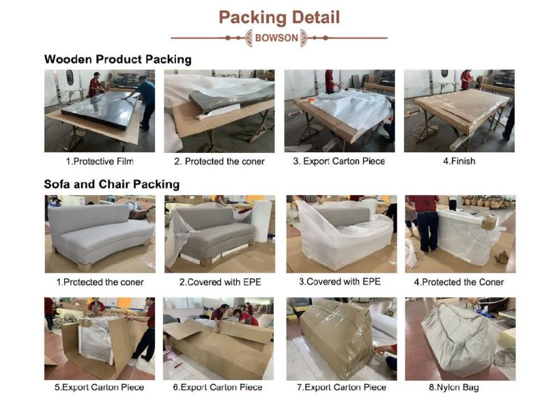 Custom Made Furnishing Design Wooden Fabric Leather Upholstered Bedroom Furniture Set