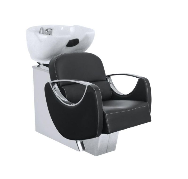 Hl-7277 Salon Barber Chair for Man or Woman with Stainless Steel Armrest and Aluminum Pedal