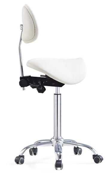 Swivel Split Saddle Seat Ergonomic Adjustable Doctor Chair