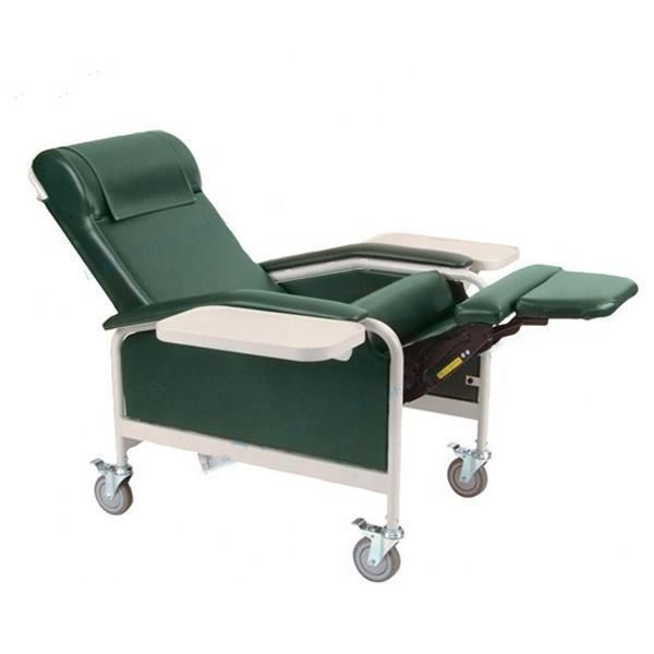 Hospital Dialysis Relining Patient Treatment Used Manual Phlebotomy Chair Blood Donation Chair for Hospital