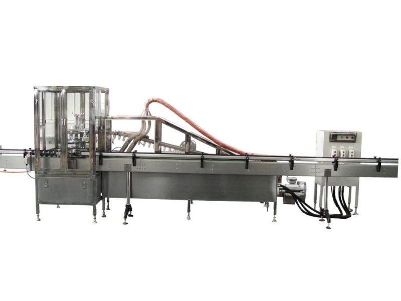 Good Quality Fully Automatic Aerosol Leather Spray Filling Machine Line on Sale