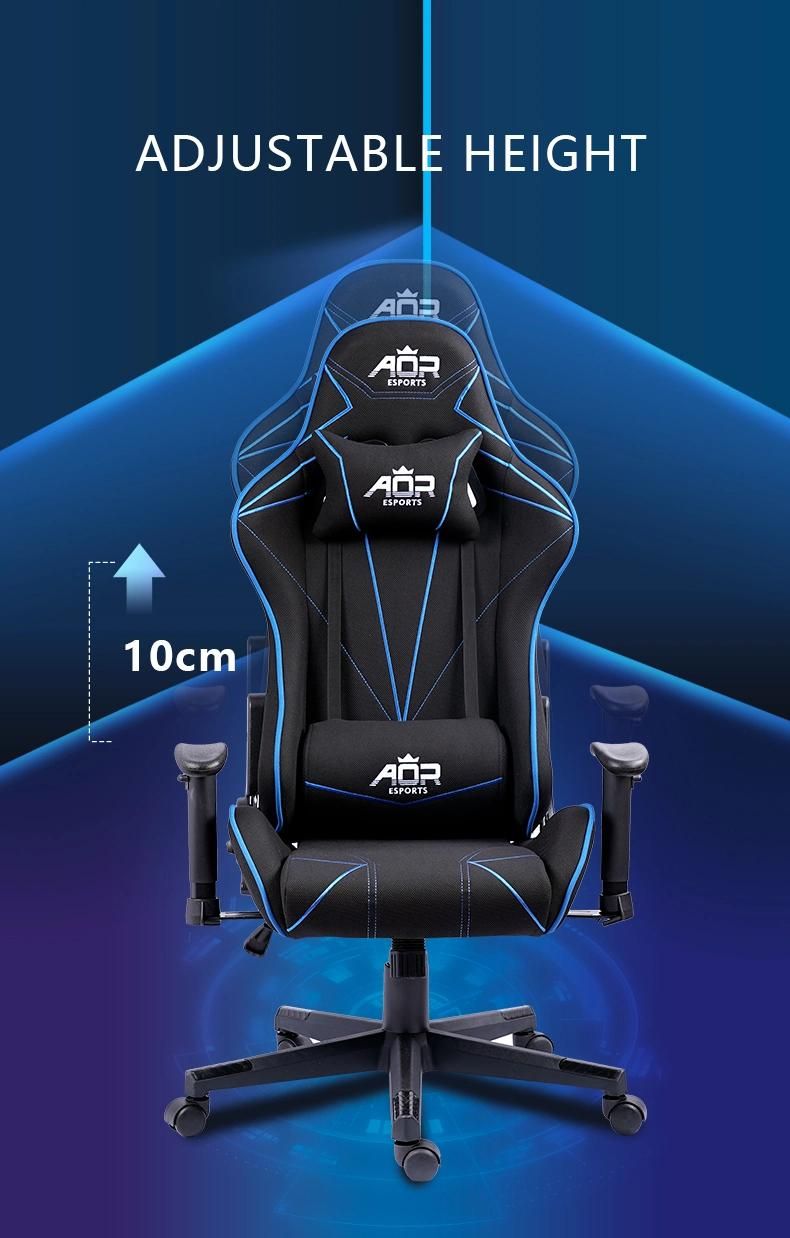 Aor Blue Green Fat People Electric Leather Gaming Chair