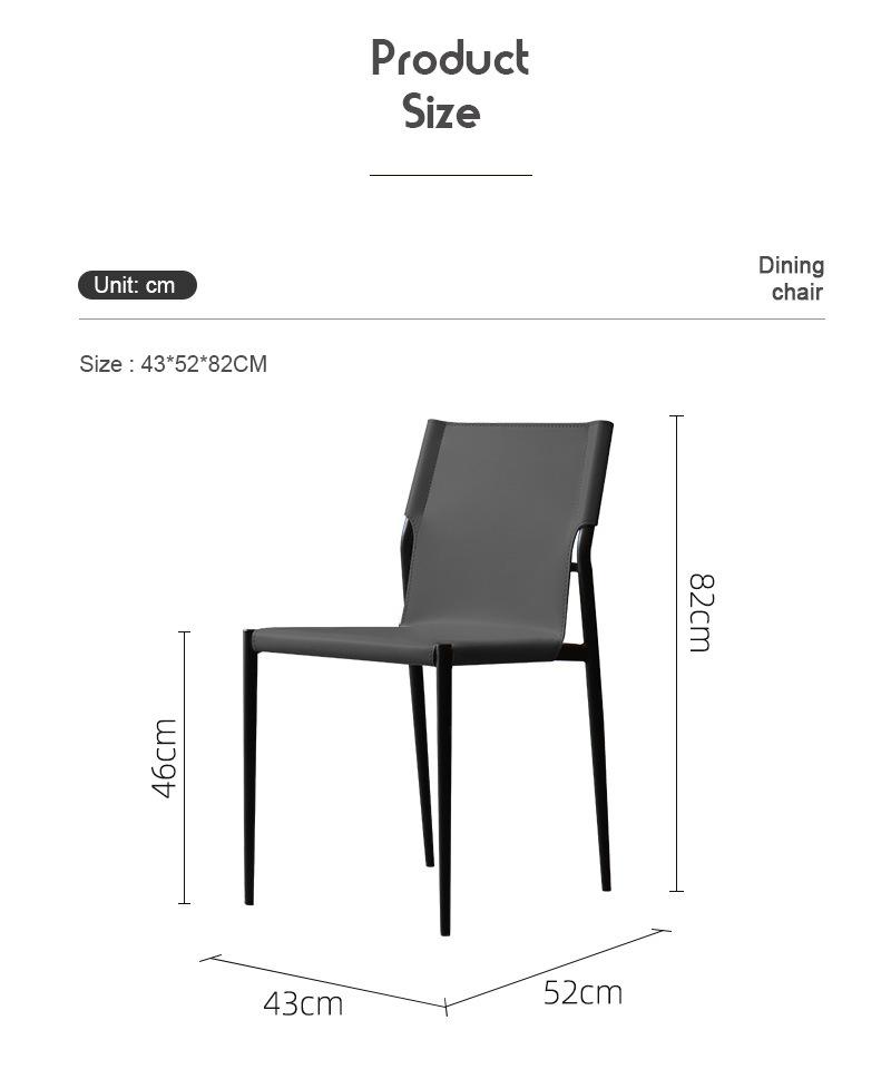 Indoor Minimalist Home Furniture Steel Leg Luxury Metal Hotel Chair