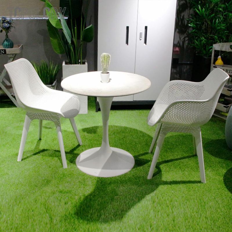 Factory Price Nordic Style Modern Chairs Outdoor Banquet Stool White PP Plastic Chair Home Dining Furniture Restaurant Dining Chair