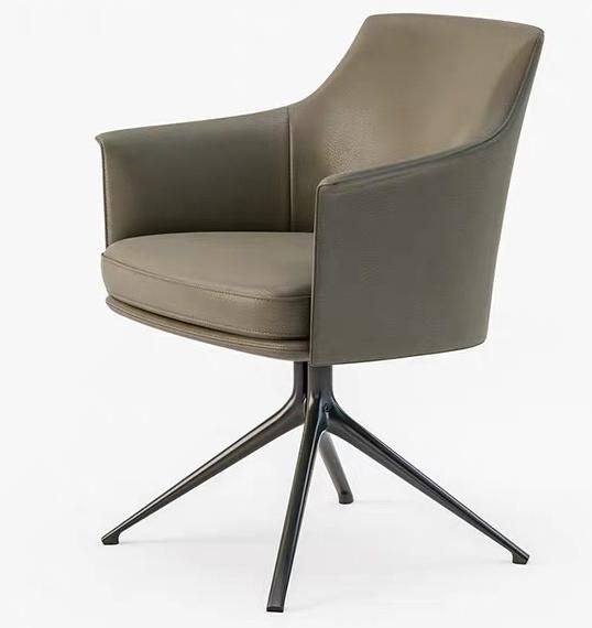 Steel Base Leather or Fabric High Level Customized Dining Chair