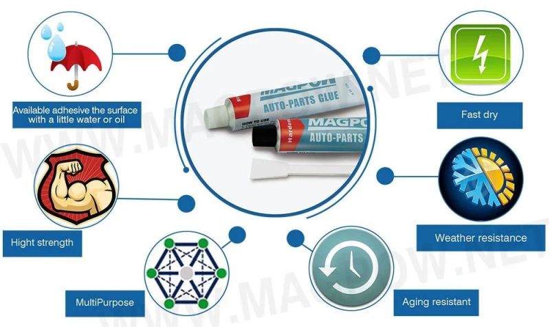 Magpow 4-5 Mins Liquid Transparent Epoxy Resin Ab Glue Fast Bonding Ab Gum