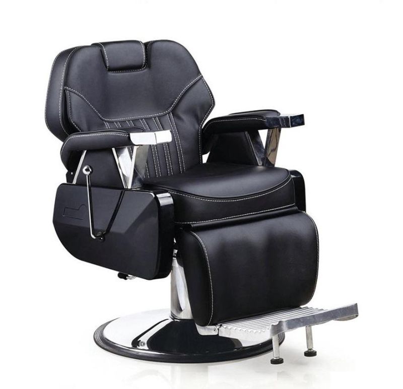 Hl-9276 Salon Barber Chair for Man or Woman with Stainless Steel Armrest and Aluminum Pedal