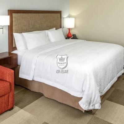 Solid Wood Hampton Inn Hotel Furniture for Guest Bed Room