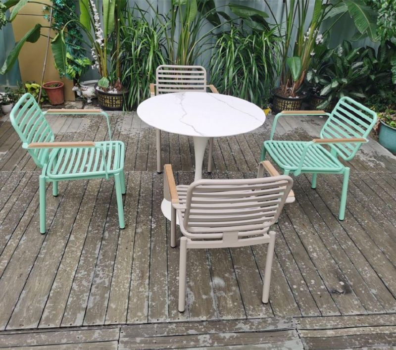 Outdoor Modern Style Garden Patio Outdoor Rattan Furniture Chair Set