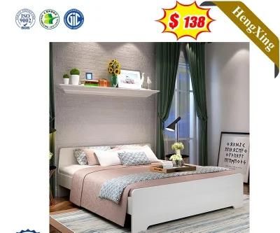 MDF King Size Bed Hotel Furniture Apartment Bedroom Set