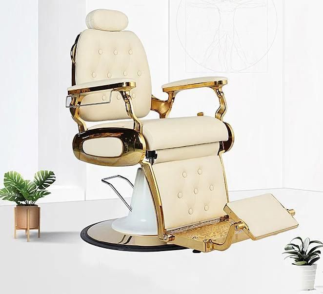 Hl-9255 Salon Barber Chair Hl-9244 for Man or Woman with Stainless Steel Armrest and Aluminum Pedal