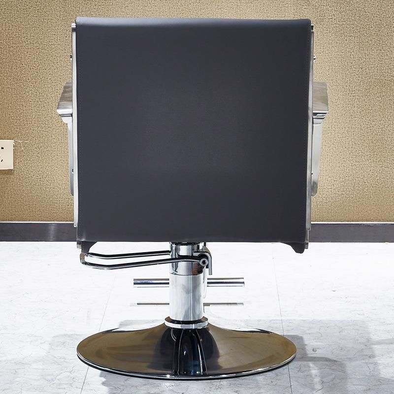 Hl-7276 Salon Barber Chair for Man or Woman with Stainless Steel Armrest and Aluminum Pedal