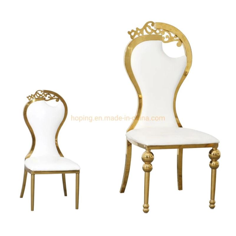 Modern Hotel Lobby Living Room Furniture Sofa Set Custom Made Banquet Chair Butterfly Design Gold Dinner Set Children Furniture Kids Study Dining Chair