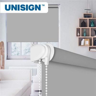 Unisign Blackout Polyester Roller Blinds Fabric Window Curtain Fabric for Home Using