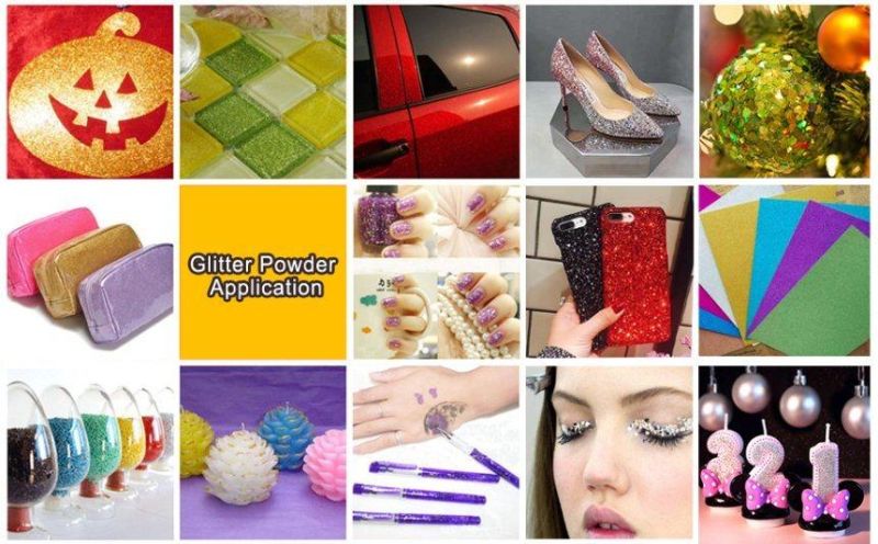 Non-Toxic and Environmentally Friendly Biodegradable Glitter Powder for Cosmetics