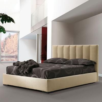 Home Furniture Bedroom Wood Bed Frame Fabric Uoholstered Beds