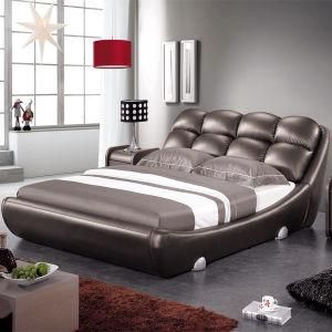 Latest Design Leather Bed 740