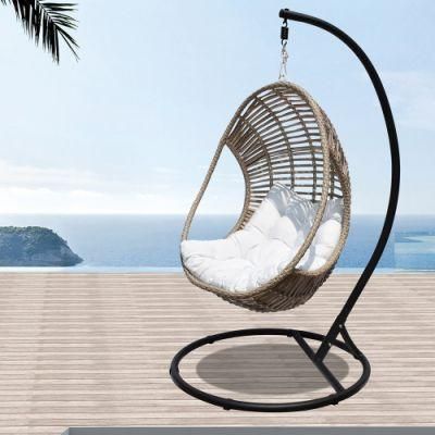 Modern Rattan Hanging Hammock Indoor Outdoor Swing Chair Garden Furniture