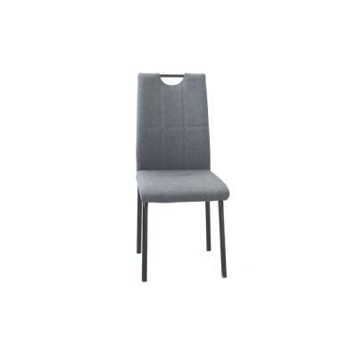 Wholesale Office Home Furniture Fabric Seat Dining Chair with Metal Legs