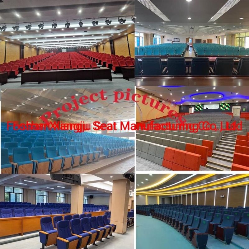 VIP Chairs for Arena and Stadium Center Multifunctional Auditorium Chairs with Wood Armrest