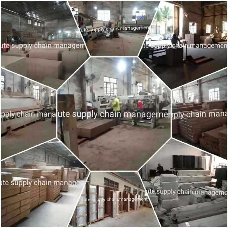 European Dining Room Furniture Marble Wooden Table and Leather Chair