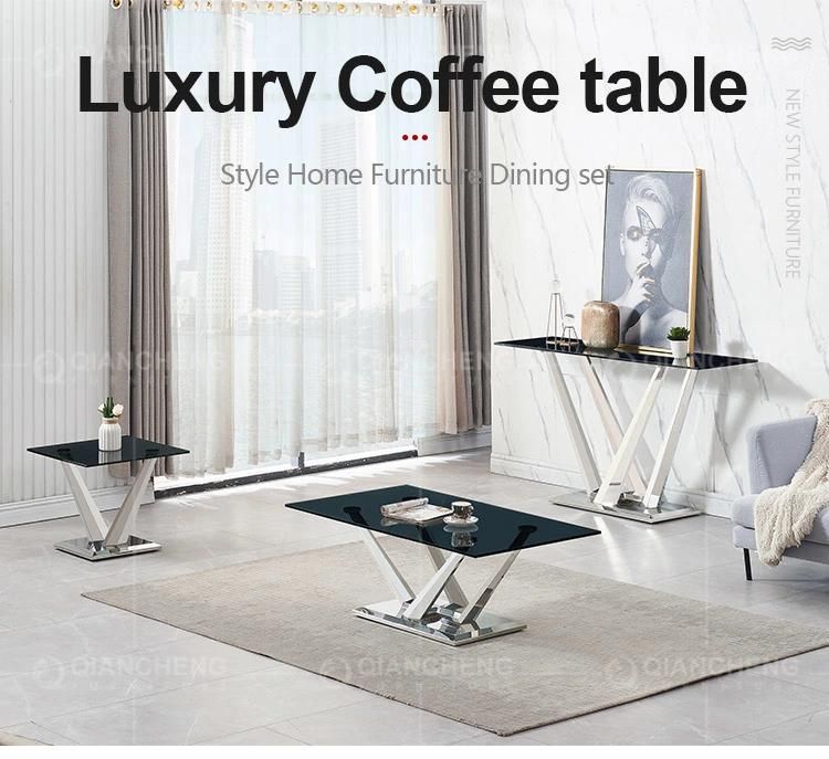 Luxury Cheap Small Chrome Metal Legs Coffee Tables for Sales